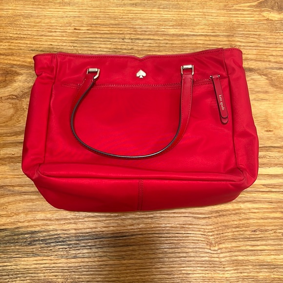 EUC Red nylon Kate spade shoulder bag - Picture 1 of 6